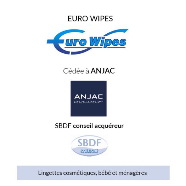Euro wipes cédée à Anjac